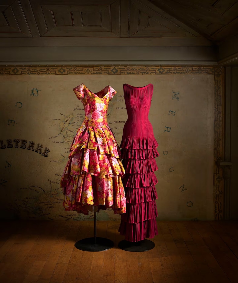 Azzedine Alaïa and Christian Dior