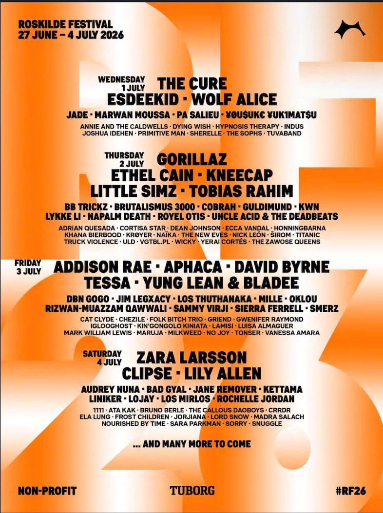 Roskilde Lineup
