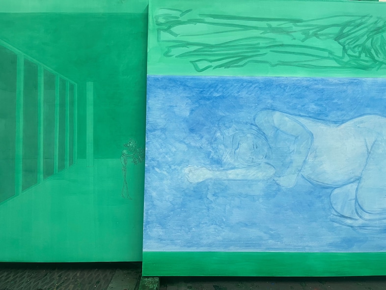 Brook Hsu, studio view