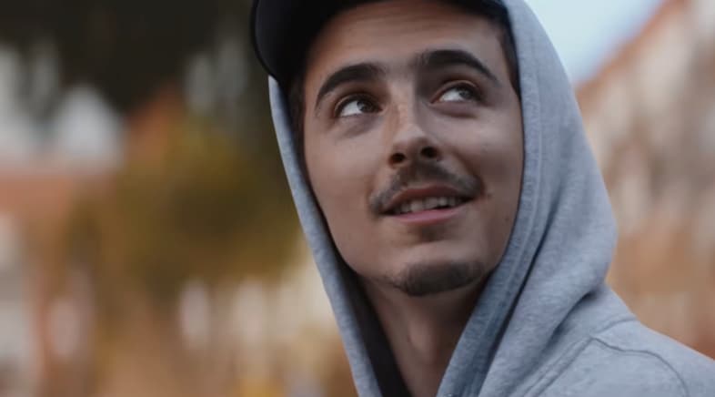 Timothée Chalamet in adidas' Backyard Legends campaign 