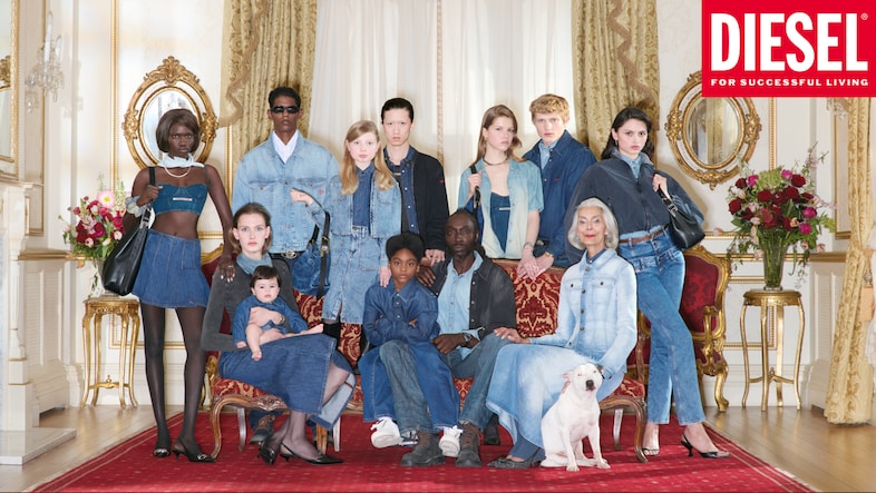 Diesel's The Royal D denim campaign 