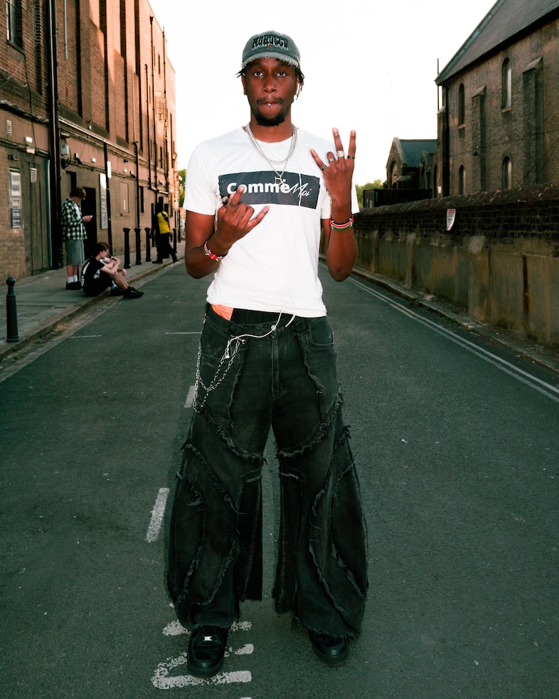 Street style from Rico Ace's London show 9