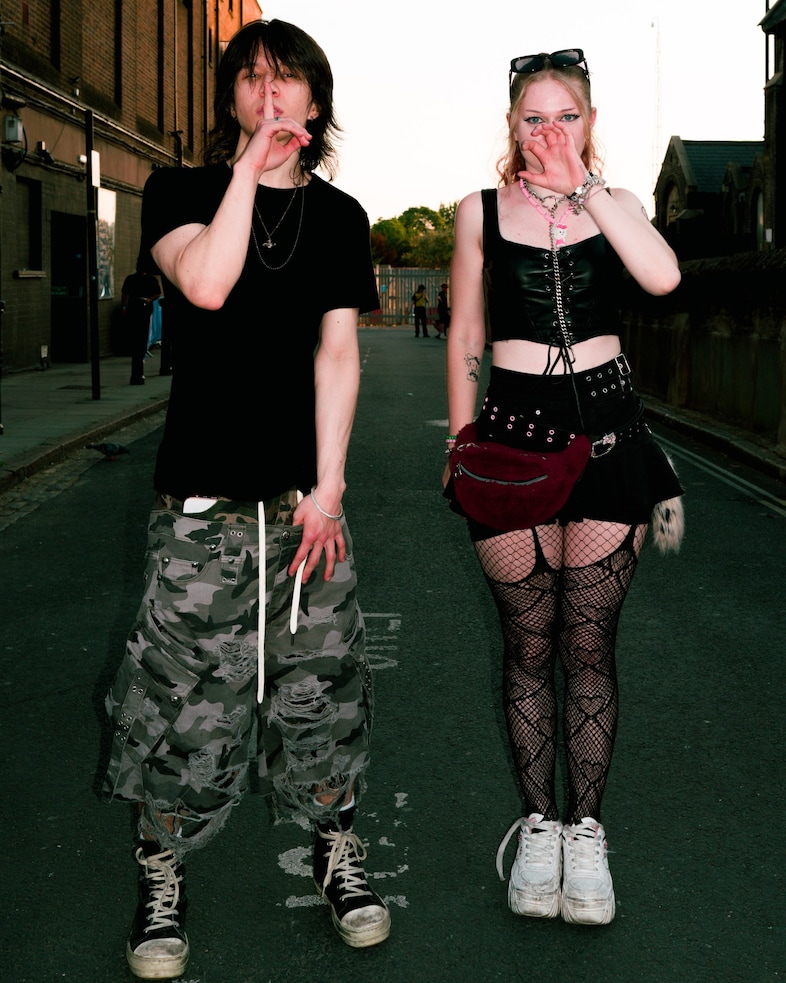 Street style from Rico Ace's London show 17