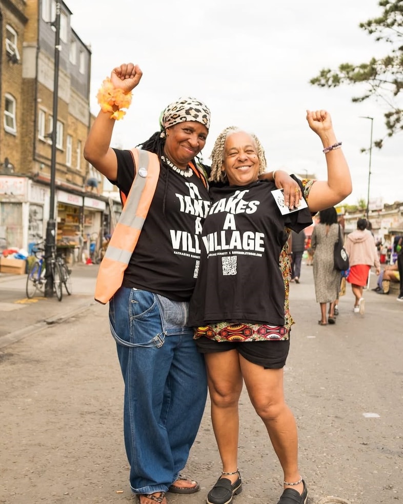 Katharine Hamnett x Save Ridley Road