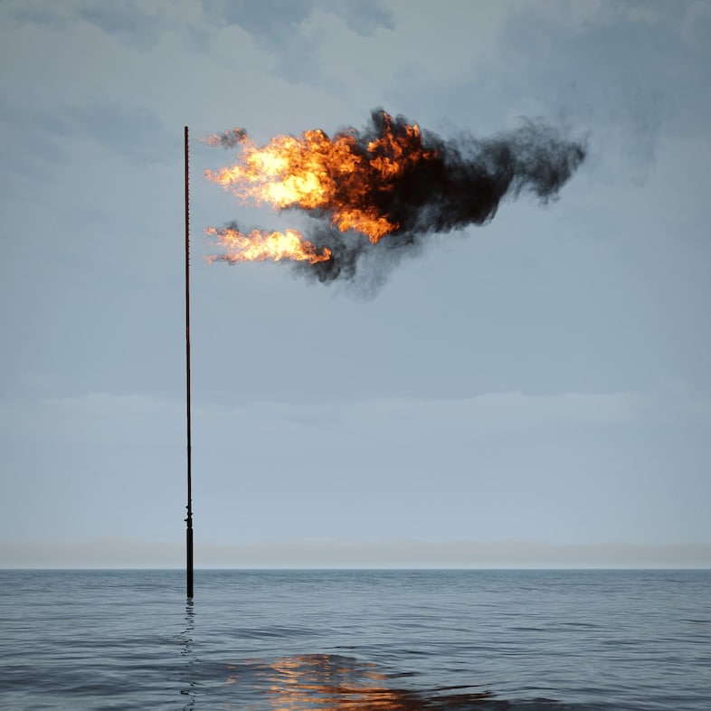 John Gerrard, Flare (Oceania) (2022)