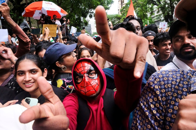 India's Cockroach Janata Party protests