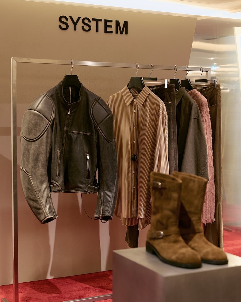 SYSTEM at Harrods pop-up
