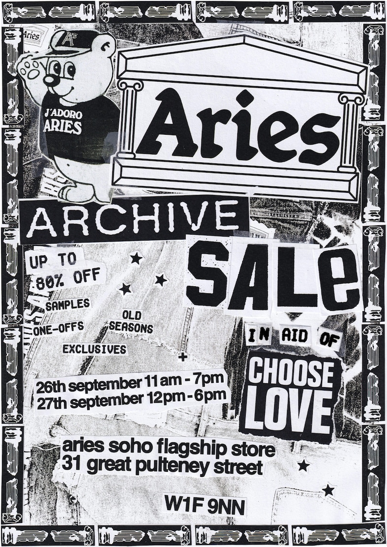 Aries sample sale