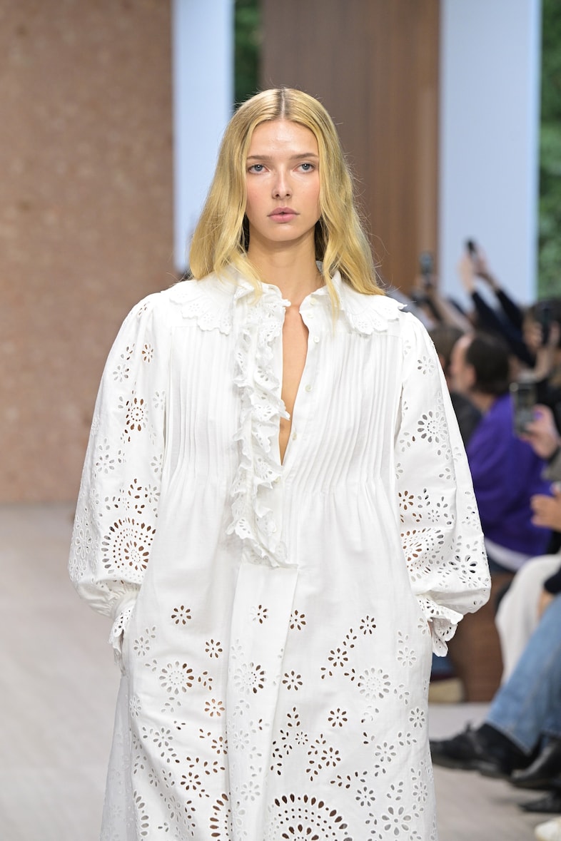 Apple Martin makes her catwalk debut at Chloé’s SS27 show