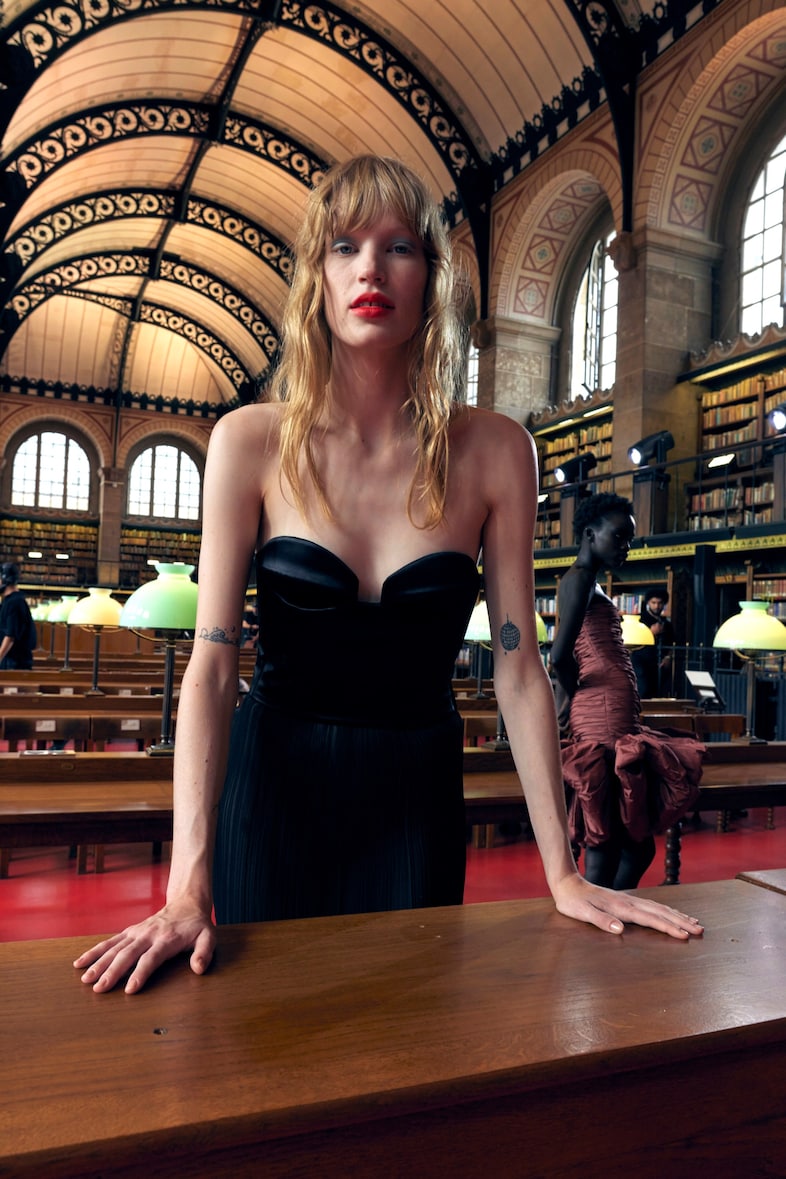 The library is open at Valentino SS27