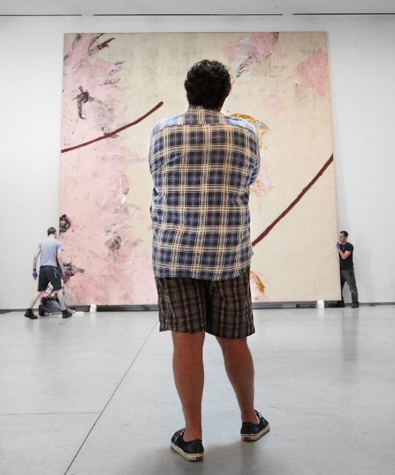 Photo of Julian Schnabel at the AGO by Ian Lefebvr 0