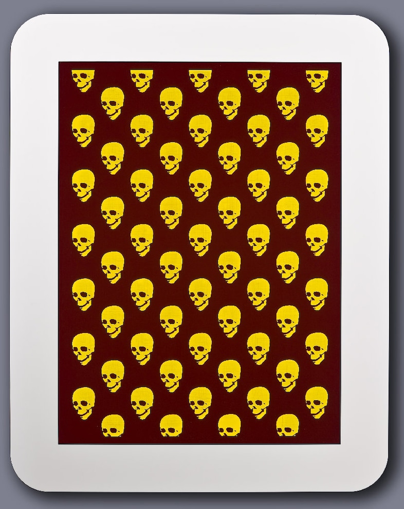 52 variables (number 9), 2010 mixed media on alumi 5