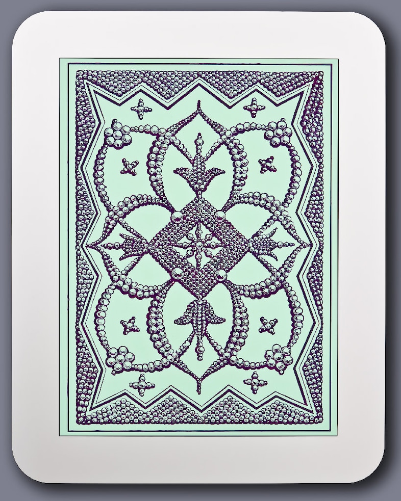 52 variables (number 39), 2010 mixed media on alum 0