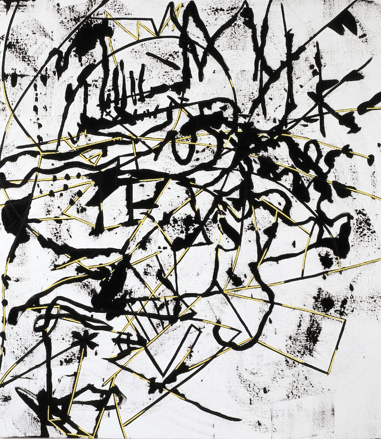 Charline von Heyl - "Dialogue Solitaire", 2008, Ac 12