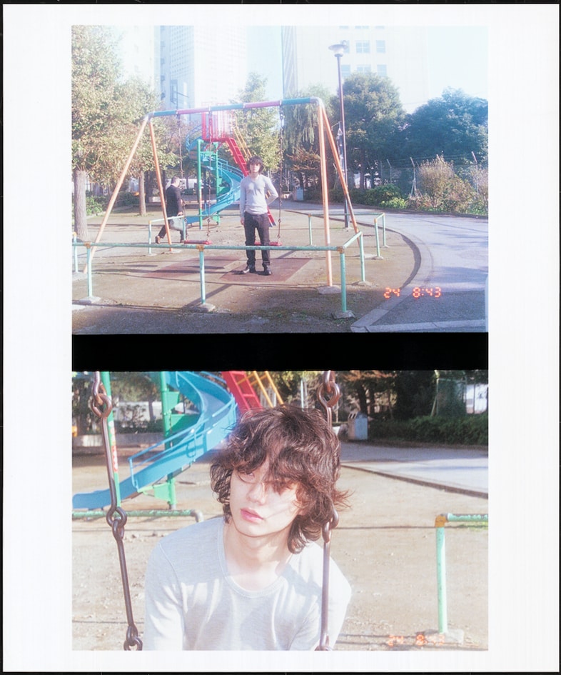 Shota Sometani wears top by Gucci; shoes by Dior H 9