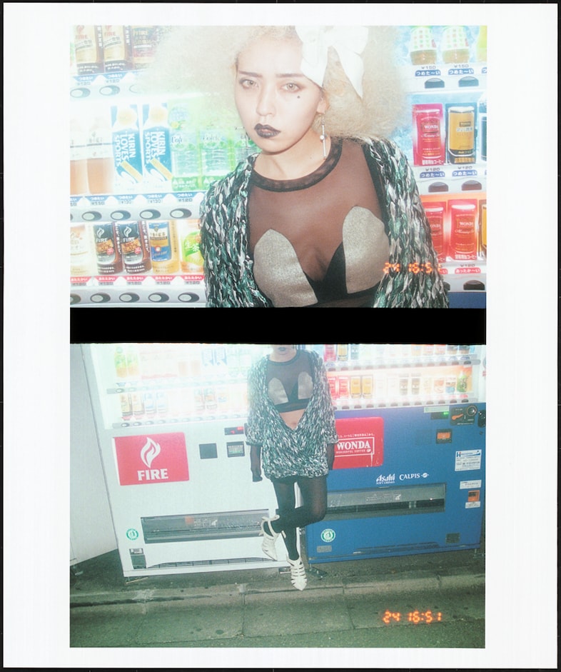 Peli wears jumper and shorts by Iceberg; mesh top 6