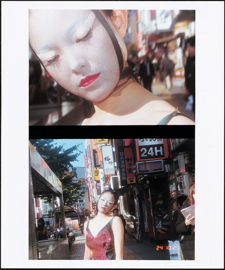 Kaori wears bodysuit by Prada 5