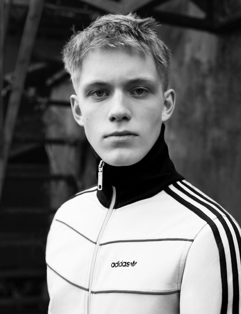 FELIX wears jacket by ADIDAS from ROKIT 7