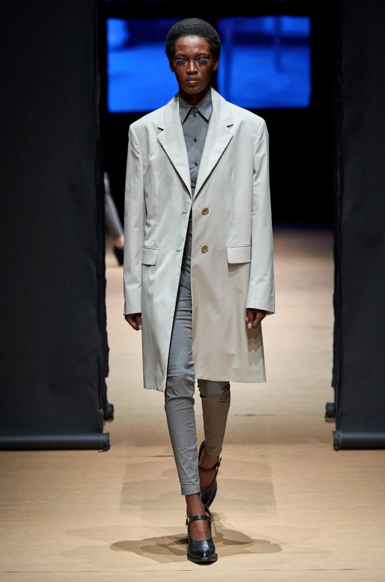 The fashion pendulum swings for skinny trousers at Prada Womenswear | Dazed