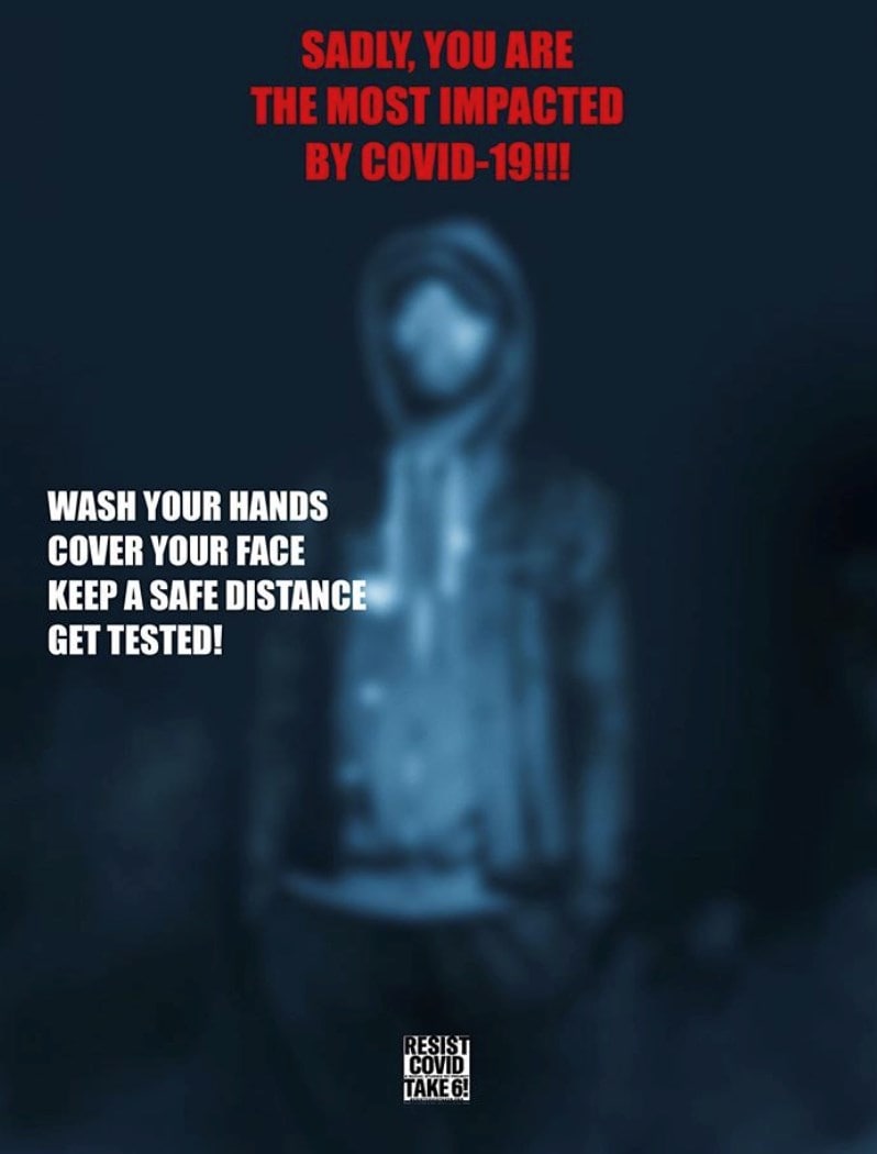 Carrie Mae Weems, RESIST COVID TAKE 6! 