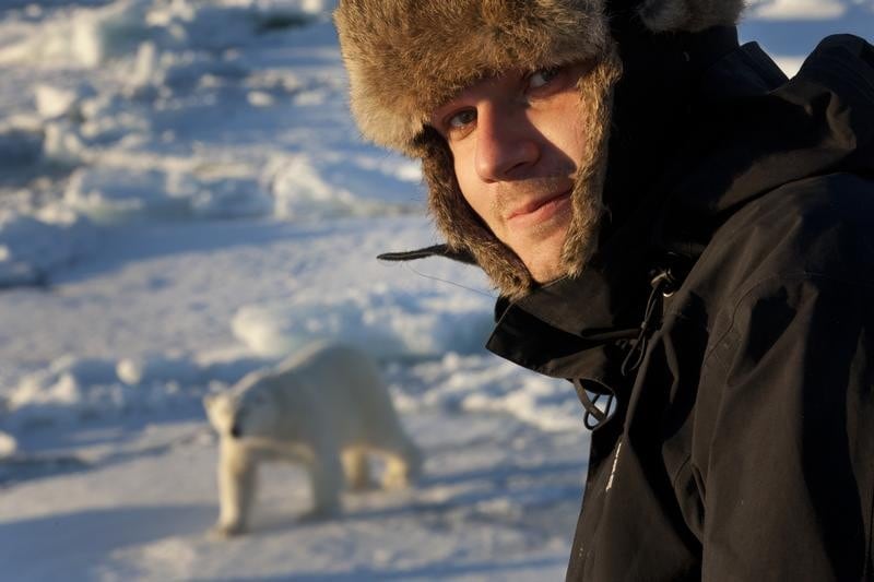 Joss Garman with Polar Bear 19