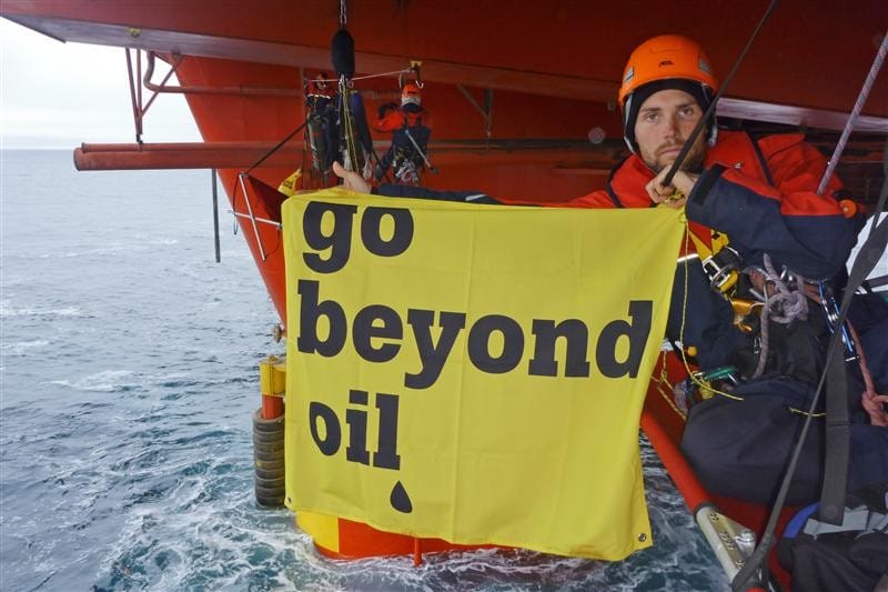 Stena Don Oil Rig Occupation in the Arctic 9