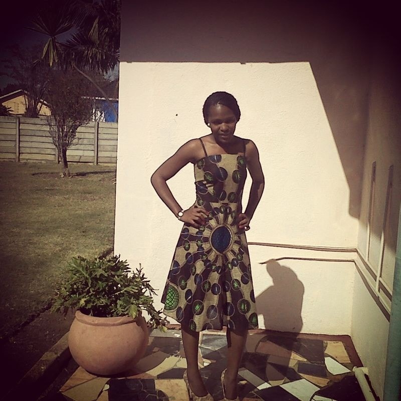 Michelle, Student in Canada from Harare wearing a 6