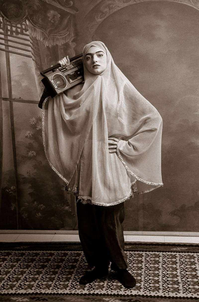 Shadi Ghadirian, Qajar #3, 1998