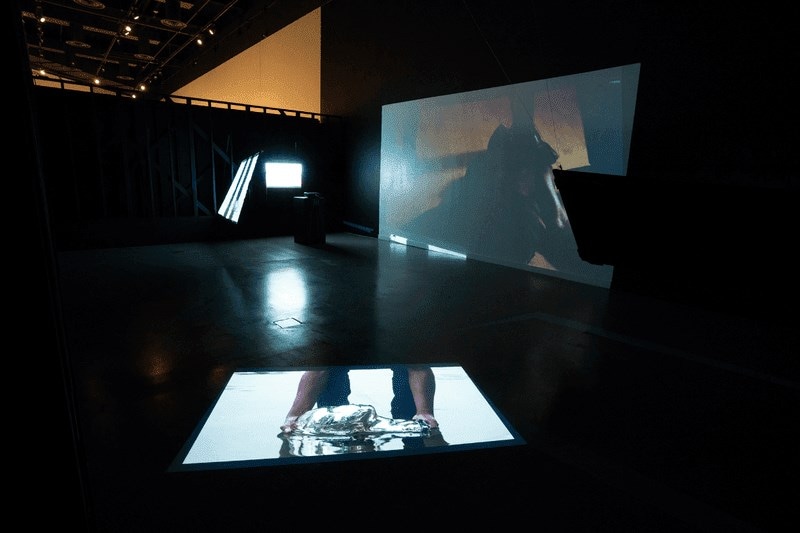 Shikeith, To Bathe a Mirror, five-channel video installation 10
