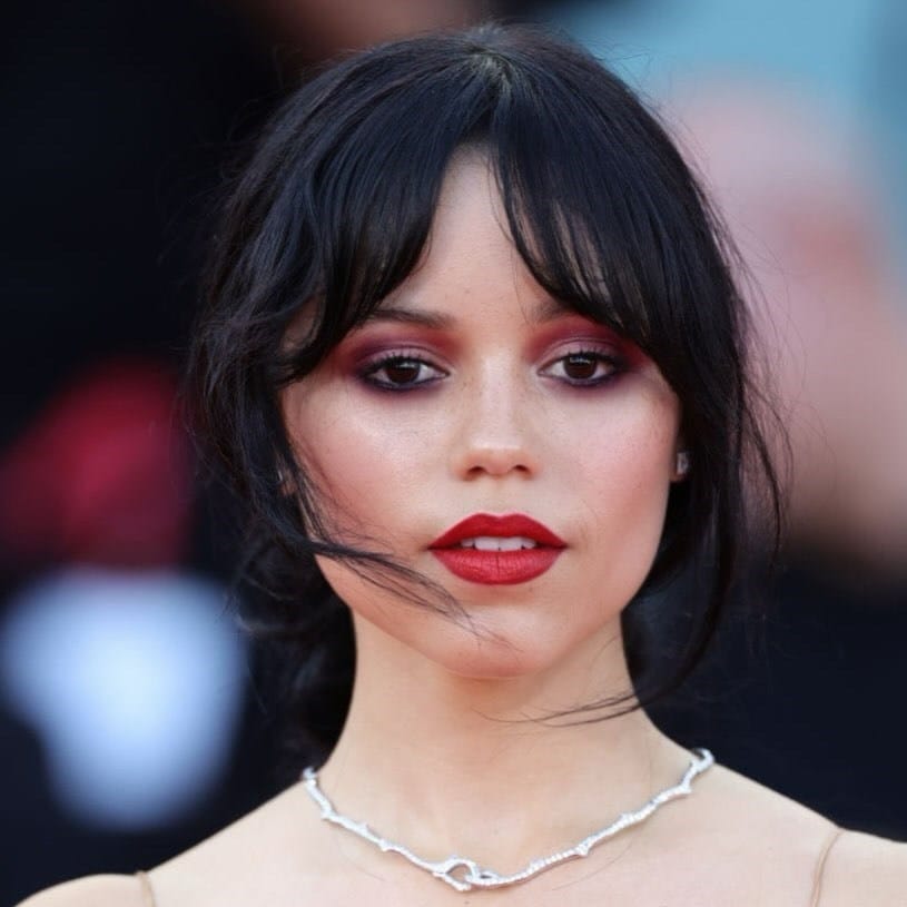 Jenna Ortega beauty looks Wednesday 7