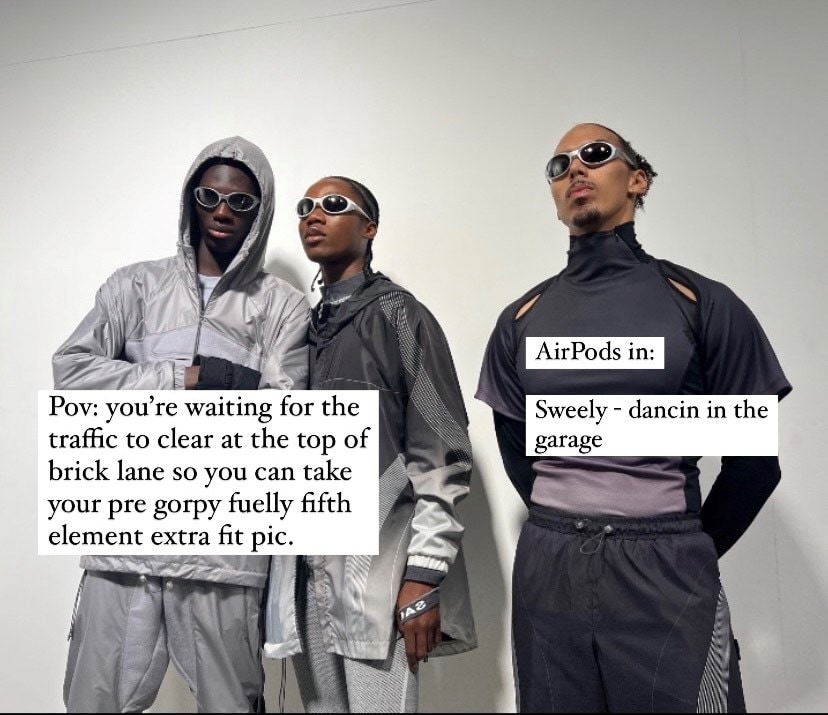 @socks_house_meeting spoofs the AW23 crowd 8