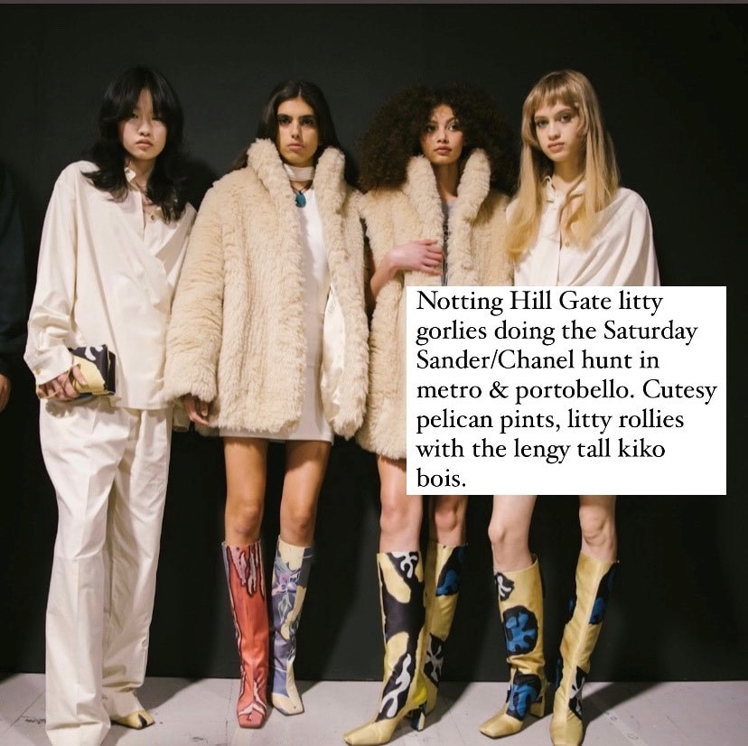 @socks_house_meeting spoofs the AW23 crowd 10