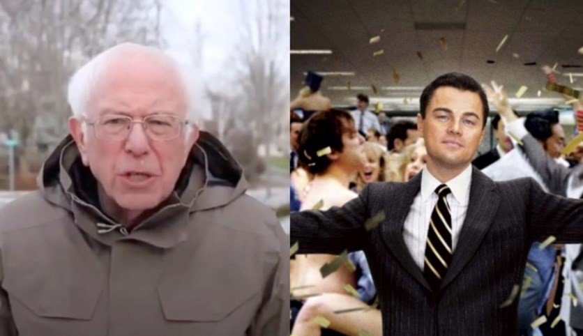 Bernie Sanders watches Lars Von Trier and Martin Scorsese