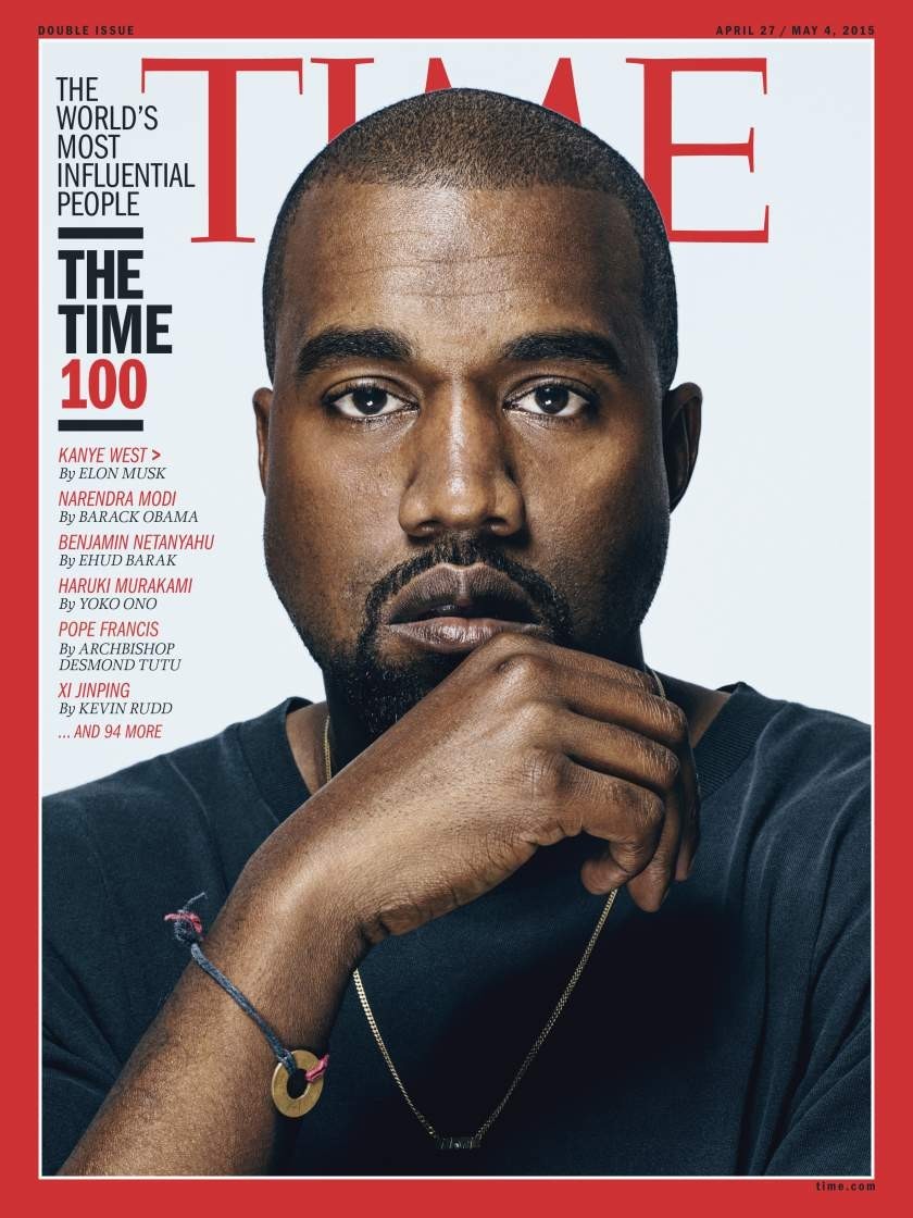 Kanye West is on the cover of TIME