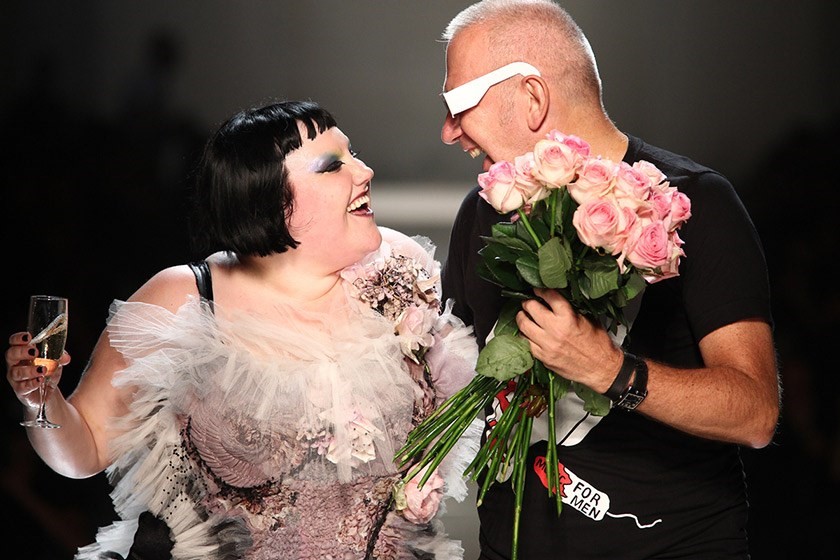 Beth Ditto and Jean Paul Gautlier