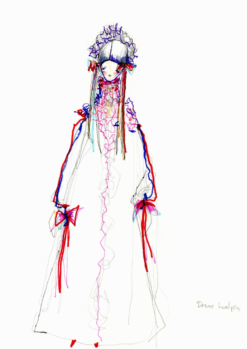 EXCLUSIVE DESIGN SKETCH by Sorcha O'Raghallaigh