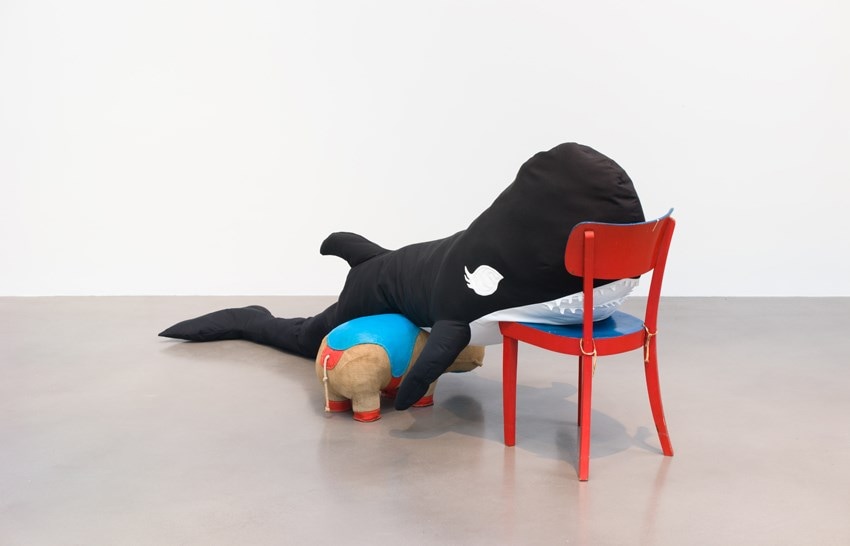 Cosima von Bonin, “Killer Whale with Long Eyelashes I (Rhino 4