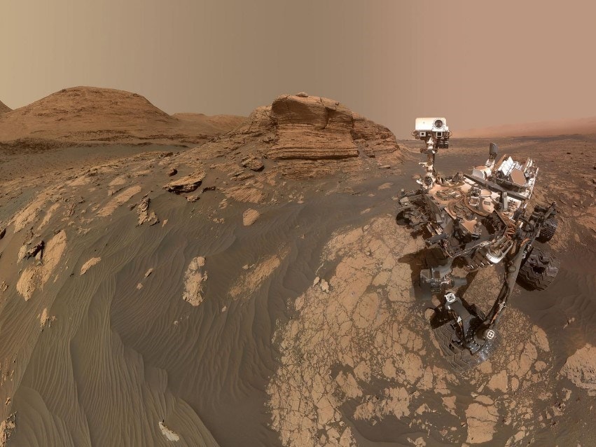 NASA’s Curiosity rover takes a selfie on Mars