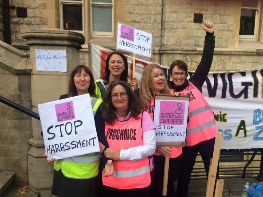 Sister Supporter ‘stop harassment’ protest