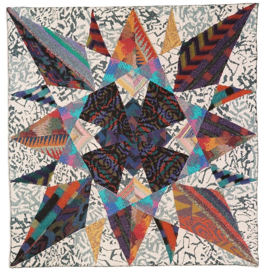 Ottavio Missoni Nuovi Arazzi 7, 1986 cotton, wool 1