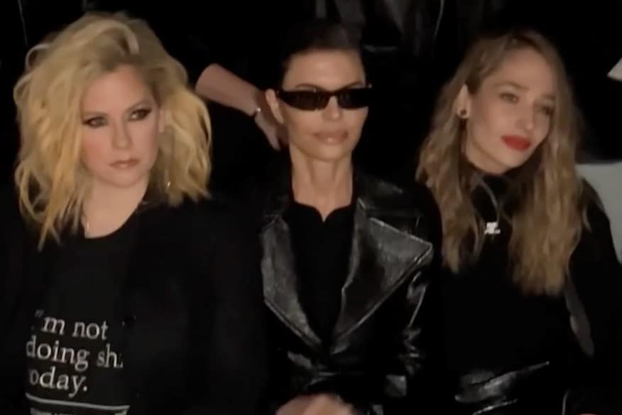 Avril Lavigne just sat front row at Courrèges Womenswear | Dazed