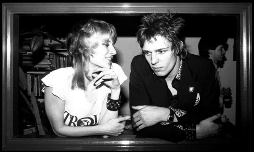Caroline Coon and Paul Simonon 1976 1