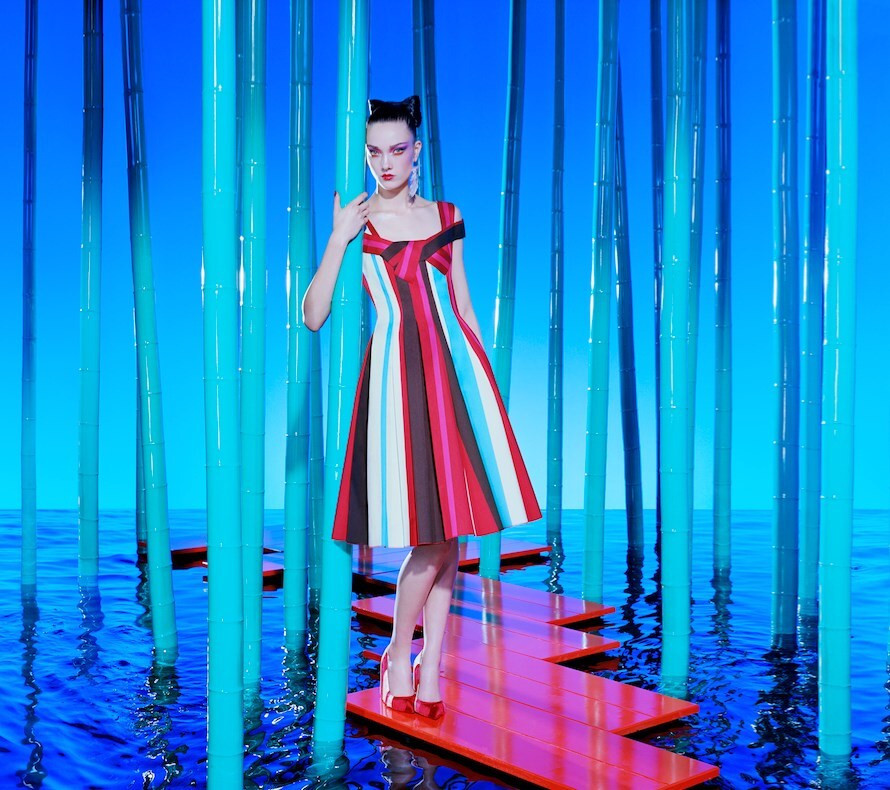 Paule Ka SS17 campaign Miles Aldridge Yumi Lambert 2