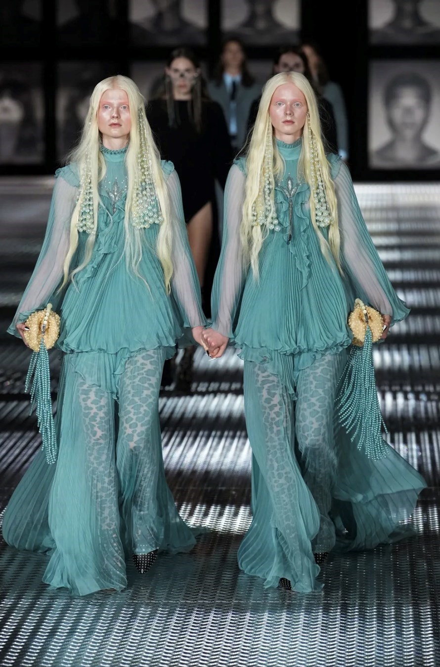 Gucci just said Gemini with uncanny, all-twin show | Dazed