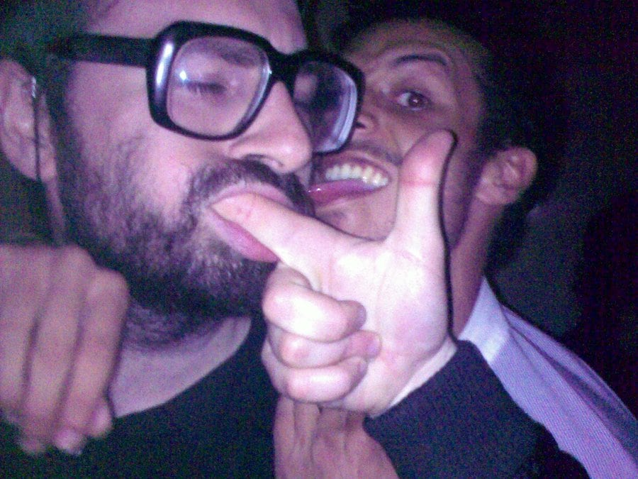 Beth gives me the finger while Nez licks me out 5