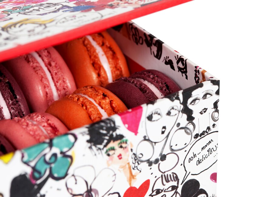 Lanvin boxed macaroons. 9