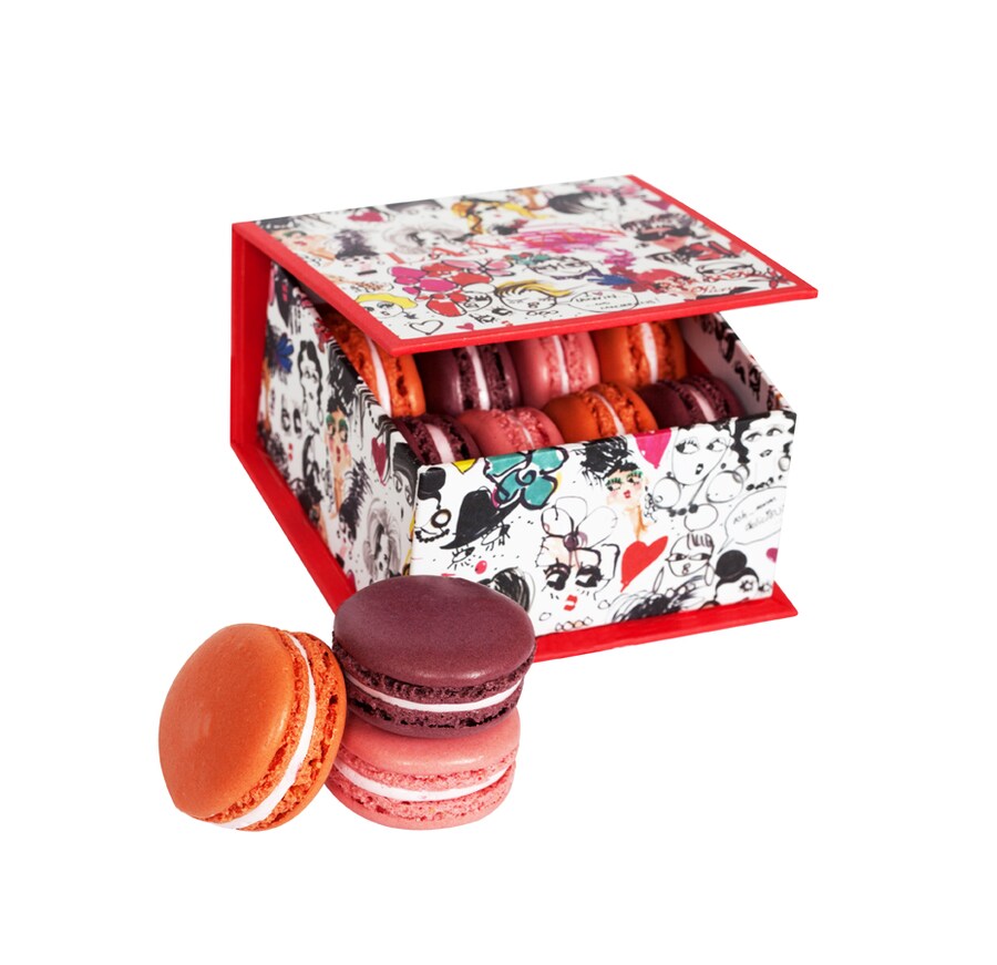 Lanvin boxed macaroons. 8