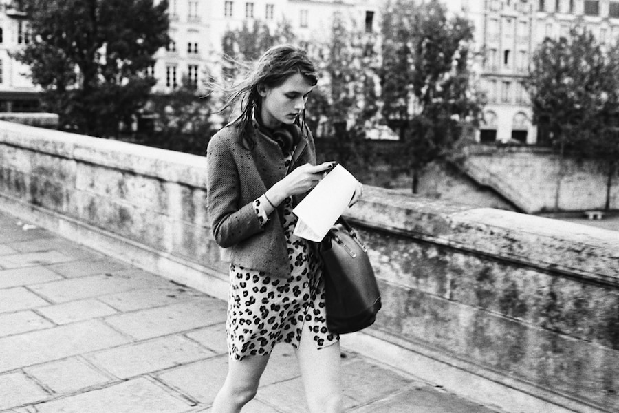 9:15 walking to the Ann Demeulemeester show 24