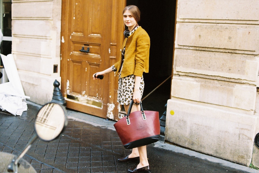 Arriving at a Vanessa Bruno fitting 9