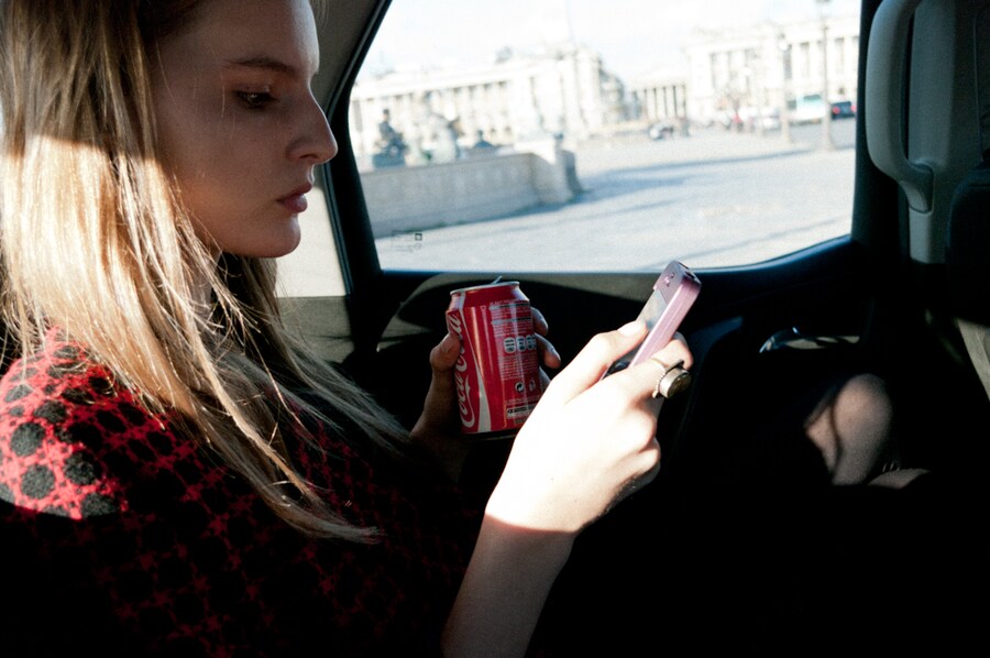 In the car, on the way to Valentino 16